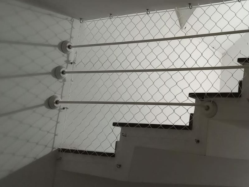 Rede para proteção de estruturas metálicas em Brasília